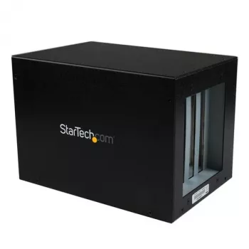 StarTech.com sistema de expansión PCI Express a 4 ranuras PCI, negro, CE, FCC, RoHS, 12 V, 3 A, 0 - 55 °C, -40 - 75 °C
