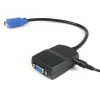 StarTech.com divisor de vídeo VGA de 2 puertos – alimentado por USB, VGA, 2x VGA, 2048 x 1536 píxeles, negro, plástico, 61 m