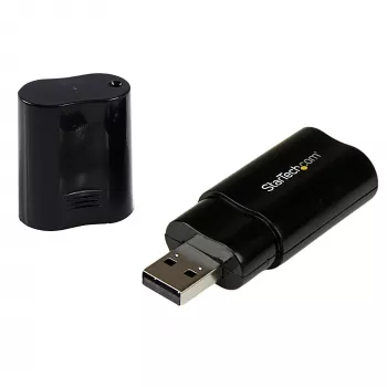 StarTech.com adaptador de audio estéreo USB tarjeta de sonido externa