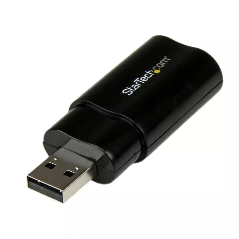 StarTech.com adaptador de audio estéreo USB tarjeta de sonido externa