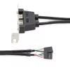 StarTech.com adaptador de placa de ranura de perfil bajo con 2 puertos USB-A hembra
