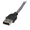 StarTech.com cable KVM 2 en 1 USB VGA ultrafino de 1,8 m, negro, VGA, USB A + VGA, macho/macho, 189 g