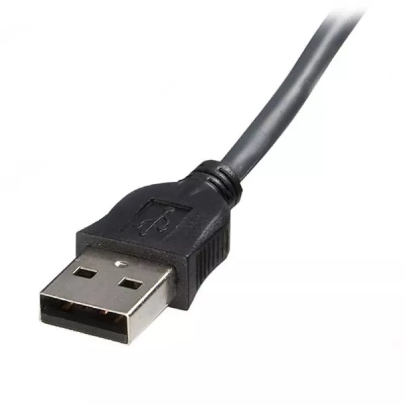 StarTech.com cable KVM 2 en 1 USB VGA ultrafino de 1,8 m, negro, VGA, USB A + VGA, macho/macho, 189 g