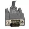StarTech.com cable KVM 2 en 1 USB VGA ultrafino de 1,8 m, negro, VGA, USB A + VGA, macho/macho, 189 g