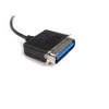 StarTech.com ICUSB128410 cable adaptador de USB a impresora paralelo de 10 ft (3 m), M/M, negro