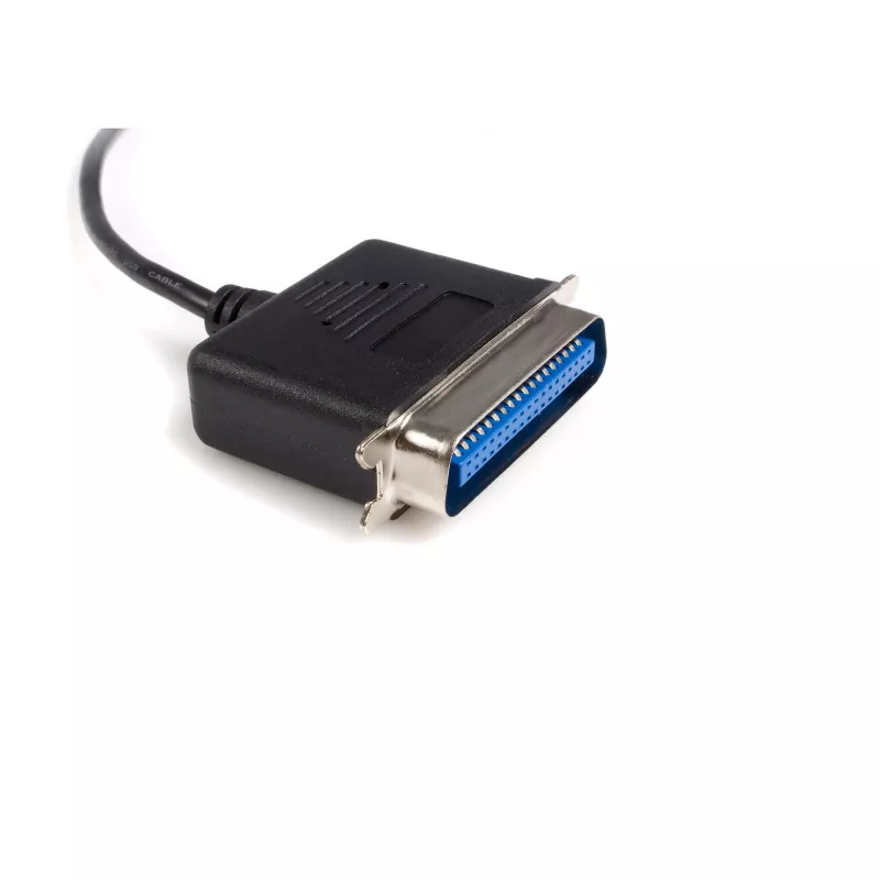 StarTech.com ICUSB128410 cable adaptador de USB a impresora paralelo de 10 ft (3 m), M/M, negro