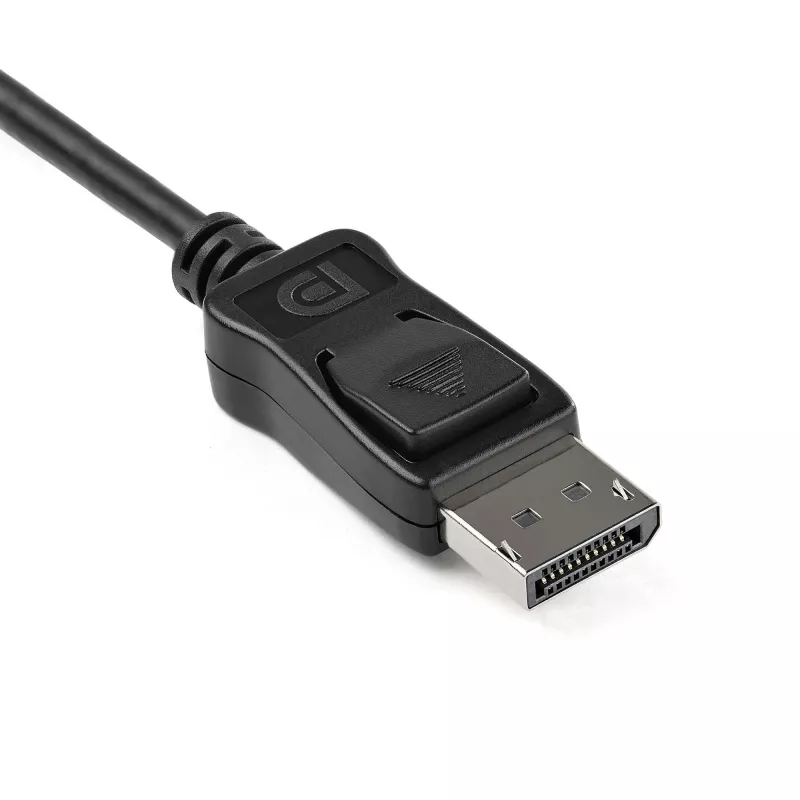 StarTech.com adaptador DisplayPort a VGA – convertidor activo DP a VGA – vídeo 1080p – duradero – adaptador de cable DP/DP++ a monitor VGA – DP 1.2 a VGA – conector DP con enclavamiento