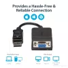 StarTech.com adaptador DisplayPort a VGA – convertidor activo DP a VGA – vídeo 1080p – duradero – adaptador de cable DP/DP++ a monitor VGA – DP 1.2 a VGA – conector DP con enclavamiento