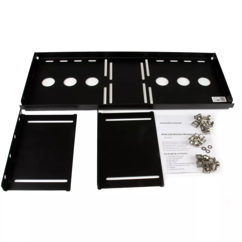 StarTech.com soporte de montaje VESA universal para monitor LCD para rack o armario de 19