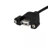 StarTech.com cable USB de montaje en panel de 0,3 m – cable USB-A a cabecera de placa base H/H