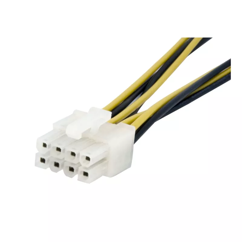 StarTech.com adaptador de alimentación EPS de 4 pines a 8 pines de 15,2 cm con LP4 - macho/hembra