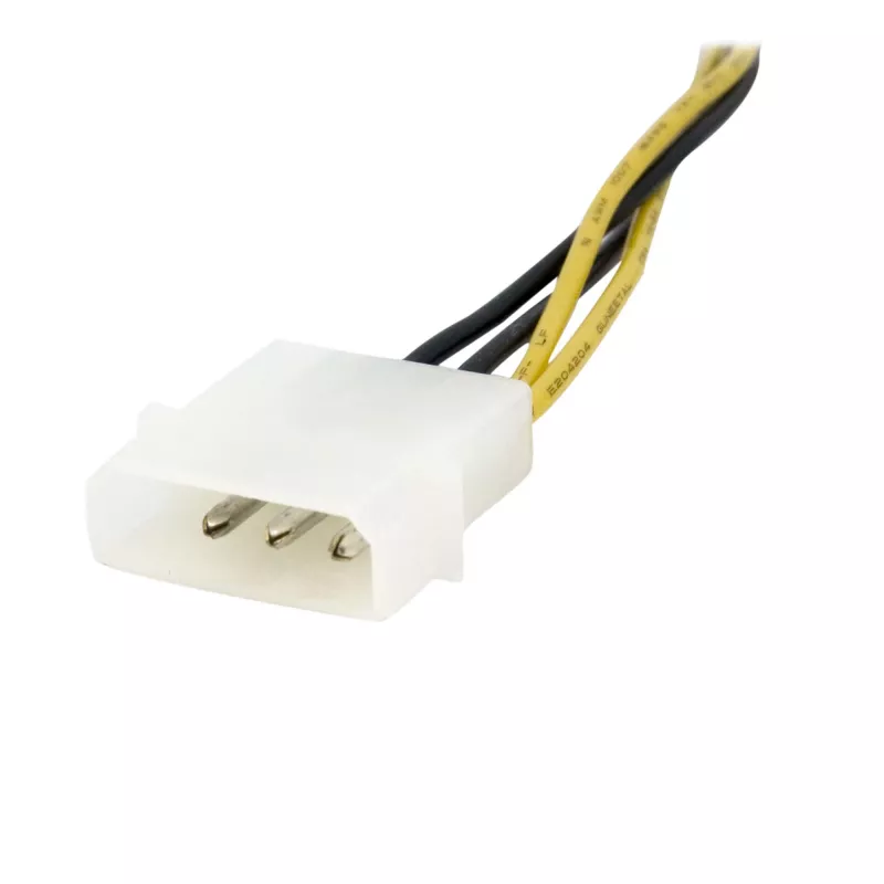 StarTech.com adaptador de alimentación EPS de 4 pines a 8 pines de 15,2 cm con LP4 - macho/hembra