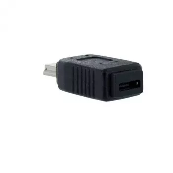 StarTech.com adaptador Micro-USB a Mini-USB 2.0 H/M, USB Mini-B, USB Micro-B, negro