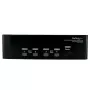 StarTech.com switch KVM USB DVI VGA de doble monitor de 4 puertos con audio y hub USB 2.0
