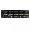 StarTech.com switch KVM USB DVI VGA de doble monitor de 4 puertos con audio y hub USB 2.0