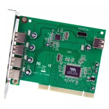 StarTech.com tarjeta adaptadora PCI USB PCIUSB7 de 7 puertos