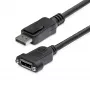 StarTech.com cable DisplayPort de montaje en panel de 1m - 4K x 2K - cable de extensión DisplayPort 1.2 macho a hembra - cable de extensión de vídeo DP con conector DP de montaje en panel - cable de monitor DP