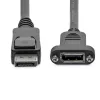 StarTech.com cable DisplayPort de montaje en panel de 1m - 4K x 2K - cable de extensión DisplayPort 1.2 macho a hembra - cable de extensión de vídeo DP con conector DP de montaje en panel - cable de monitor DP
