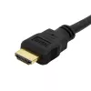 StarTech.com adaptador HDMI hembra a HDMI macho de 0,9m, cable HDMI de montaje en panel High-Speed 4K, HDMI UHD 4K 30Hz, ancho de banda 10,2 Gbit/s, HDMI hembra a HDMI macho, cable de conexión de montaje en panel HDMI