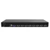 StarTech.com switch KVM USB para rack de 1U de 8 puertos con OSD, 1920 x 1440 píxeles, montaje en rack, 1U, negro