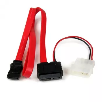 StarTech.com adaptador de cable de alimentación Slimline SATA a SATA con LP4 de 91,4 cm