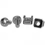 StarTech.com 50 uds. tornillos de montaje M6 y tuercas de jaula para armario rack de servidor