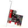 StarTech.com tarjeta PCI Express SuperSpeed USB 3.0 de 2 puertos con soporte UASP - 1 interno 1 externo
