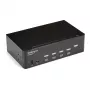 StarTech.com conmutador KVM HDMI de 4 puertos – 4K 30Hz – doble pantalla