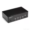 StarTech.com conmutador KVM HDMI de 4 puertos – 4K 30Hz – doble pantalla