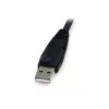 StarTech.com cable de conmutador KVM USB DisplayPort 4 en 1 de 6ft con audio y micrófono
