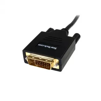 StarTech.com cable Mini DisplayPort a DVI de 1,8 m – cable adaptador Mini DP a DVI – vídeo 1080p – mDP pasivo a DVI-D Single Link, mDP o Thunderbolt 1/2 Mac/PC a monitor/pantalla DVI