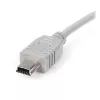 StarTech.com cable Mini-USB 2.0 de 15 cm – A a Mini-B, 0,152 m, USB A, Mini-USB B, USB 2.0, conector macho/macho, gris