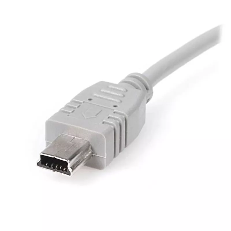 StarTech.com cable Mini-USB 2.0 de 15 cm – A a Mini-B, 0,152 m, USB A, Mini-USB B, USB 2.0, conector macho/macho, gris