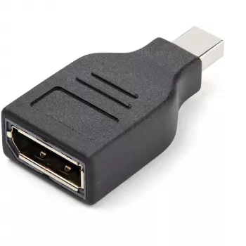 StarTech.com adaptador compacto Mini DisplayPort a DisplayPort - vídeo 4K x 2K - convertidor UHD Mini DP a DP - adaptador mDP a DP 1.2 - PC/ordenador mDP a monitor/pantalla DisplayPort - M/H