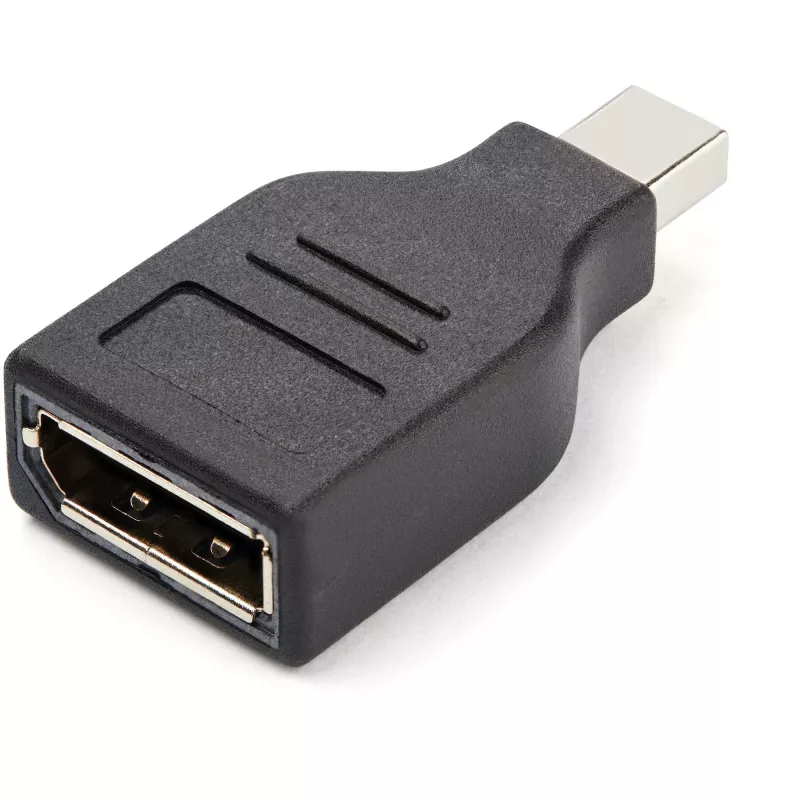 StarTech.com adaptador compacto Mini DisplayPort a DisplayPort - vídeo 4K x 2K - convertidor UHD Mini DP a DP - adaptador mDP a DP 1.2 - PC/ordenador mDP a monitor/pantalla DisplayPort - M/H