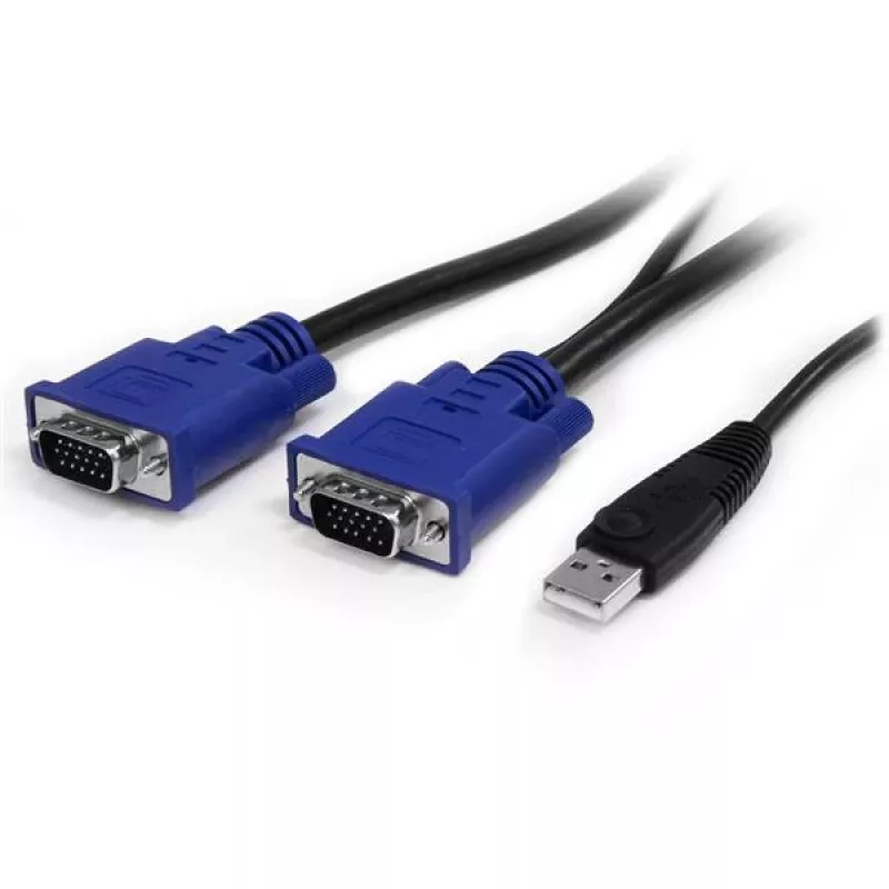 StarTech.com Kit de conmutador KVM USB para rack de 16 puertos 1HE con OSD y cables