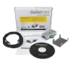 StarTech.com adaptador serie USB a RS232 RS422 RS485 de 2 puertos con retención COM