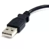 StarTech.com cable Micro-USB de 15 cm - A a Micro B, 0,1524 m, USB A, Micro-USB B, conector macho/macho, 0,48 Gbit/s, negro