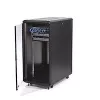 StarTech.com armario rack de servidor 25U de 4 postes, armario rack de datos de 19 pulgadas con cerradura para equipos informáticos/AV/IT, rack de red de oficina/hogar con ruedas y guías de montaje ajustables