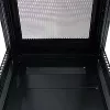 StarTech.com armario rack de servidor 25U de 4 postes, armario rack de datos de 19 pulgadas con cerradura para equipos informáticos/AV/IT, rack de red de oficina/hogar con ruedas y guías de montaje ajustables