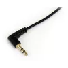 StarTech.com cable de audio estéreo de 6 ft con jack de 3,5 mm a conector en ángulo - M/M