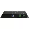 StarTech.com hub USB 3.0 industrial de 4 puertos con protección ESD~hub USB 3.0 de 4 puertos - 5Gbps - hub USB-A industrial de metal - hub de datos USB para montaje en pared o escritorio - conforme TAA hub de expansión USB