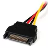 StarTech.com adaptador de cable de alimentación SATA a LP4 de 15,24 cm – H/M, Molex (4 pines), SATA 15 pines, 0,1524 m, conector macho, conector macho, recto