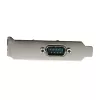 StarTech.com tarjeta adaptadora serie PCI Express RS232 de 1 puerto – controlador host serie PCIe RS232 – PCIe a serie DB9 – 16550 UART – tarjeta de expansión de perfil bajo – Windows y Linux