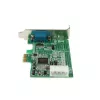 StarTech.com tarjeta adaptadora serie PCI Express RS232 de 1 puerto – controlador host serie PCIe RS232 – PCIe a serie DB9 – 16550 UART – tarjeta de expansión de perfil bajo – Windows y Linux