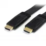 StarTech.com cable HDMI plano de alta velocidad de 1,8 m con Ethernet – cable HDMI Ultra HD 4k x 2k – HDMI a HDMI M/M ~ cable HDMI plano de alta velocidad de 6 ft con Ethernet – cable HDMI Ultra HD 4k x 2k – HDMI a HDMI M/M