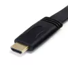 StarTech.com cable HDMI plano de alta velocidad de 1,8 m con Ethernet – cable HDMI Ultra HD 4k x 2k – HDMI a HDMI M/M ~ cable HDMI plano de alta velocidad de 6 ft con Ethernet – cable HDMI Ultra HD 4k x 2k – HDMI a HDMI M/M