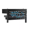 StarTech.com rack de red de montaje en pared 8U 19 pulgadas – profundidad ajustable 12–20 pulgadas rack de servidor de 2 postes open frame para equipos AV/datos/IT/comunicaciones/ordenadores/conmutador con tuercas de jaula y tornillos