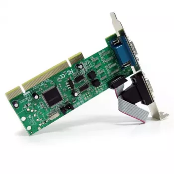 StarTech.com tarjeta adaptadora serie PCI RS422/485 de 2 puertos con 161050 UART