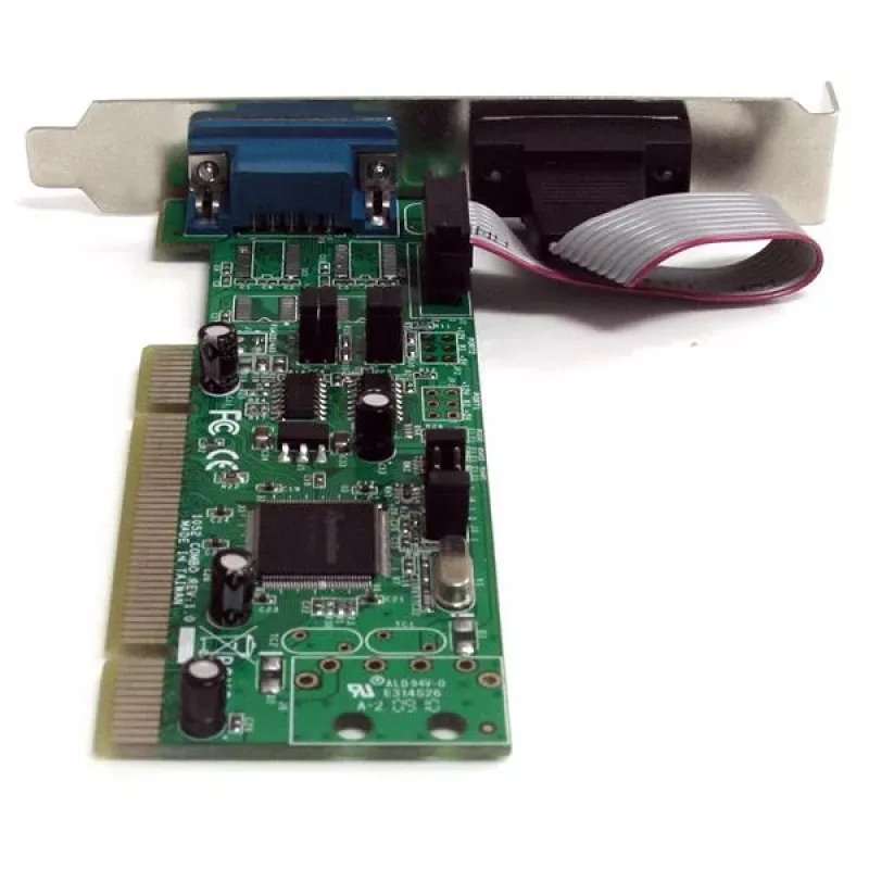 StarTech.com tarjeta adaptadora serie PCI RS422/485 de 2 puertos con 161050 UART